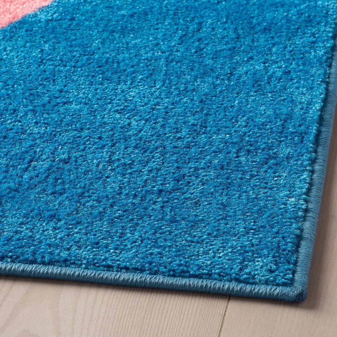 Covor Ikea Gracios 133x160 (Roz/Albastru) - 2