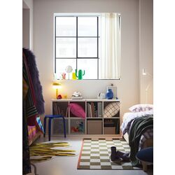 Ковер Ikea Klassrum 133x195 (Белый/Зеленый) Thumb