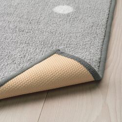 Ковер Ikea Len 133x160 (Горошек/Серый) Thumb