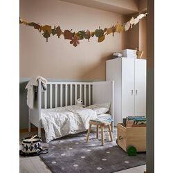 Ковер Ikea Len 133x160 (Горошек/Серый) Thumb