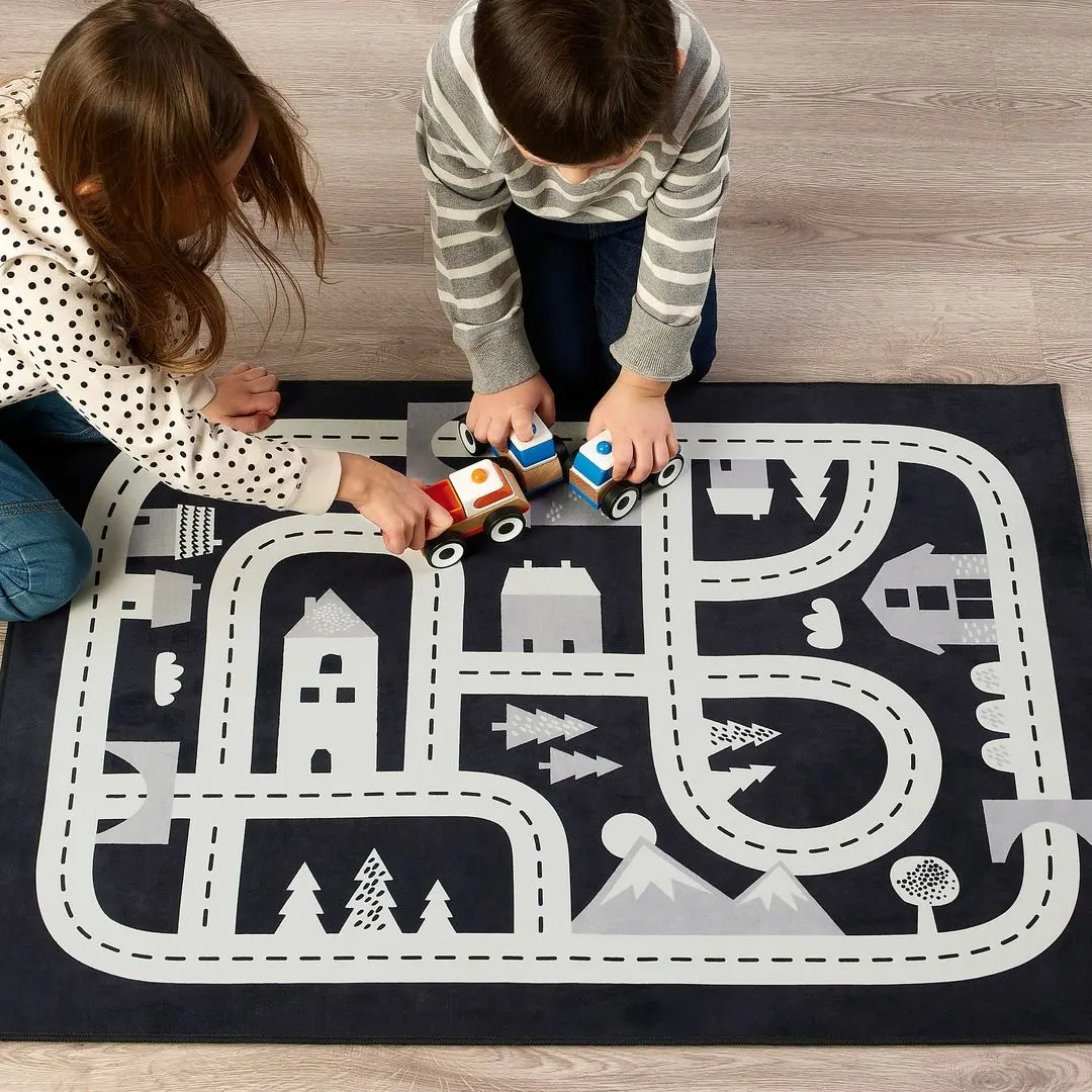 Covor Ikea Markkrypare 74x100 (Gri Inchis) - 3