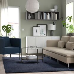 Covor Ikea Stoense 200x300 (Albastru Inchis) Thumb