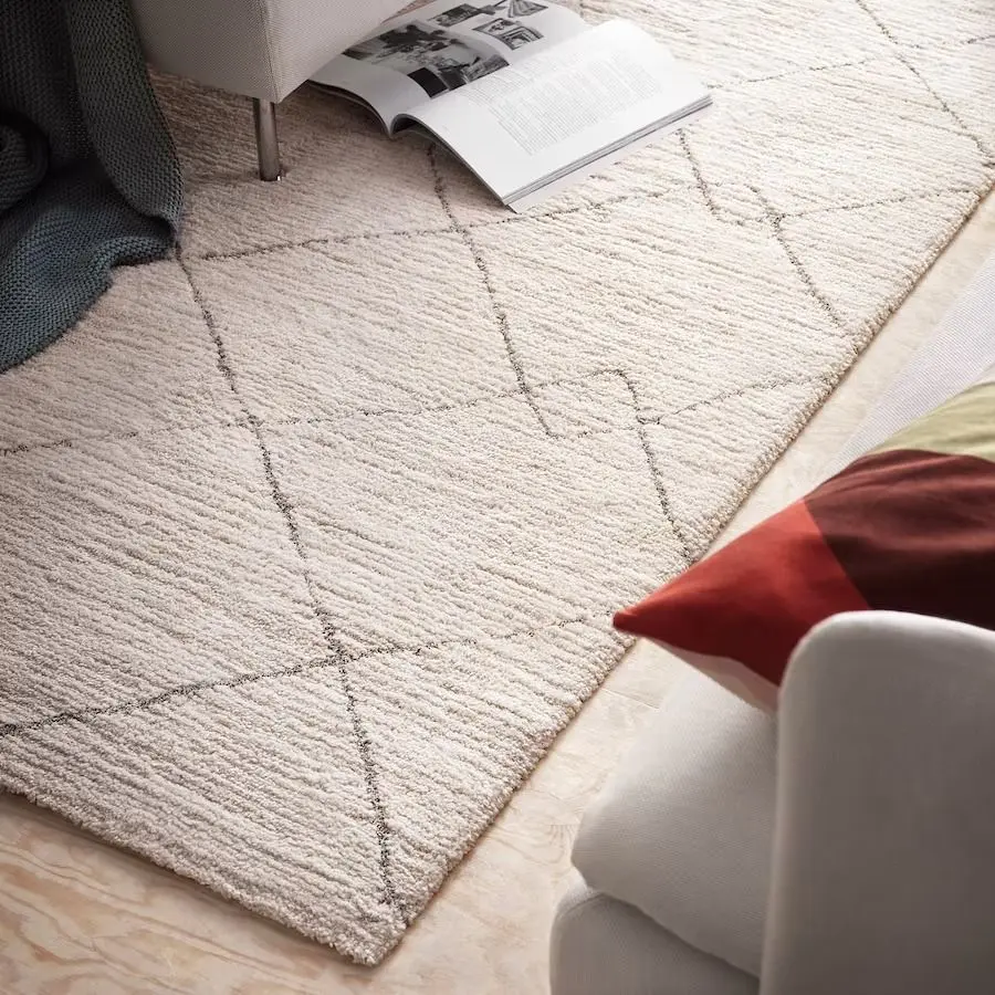 Ковер Ikea Tversted 200x300 (Бежевый) - 4