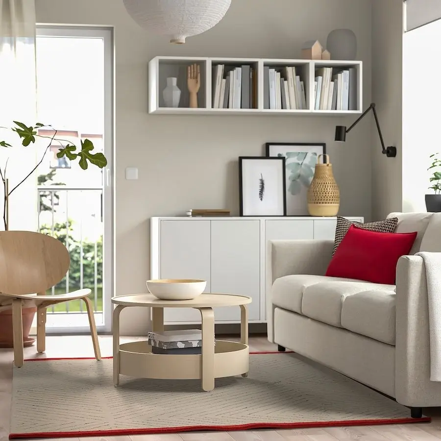Covor Ikea Undervisning 170x240 (Alb/Negru/Rosu) - 6