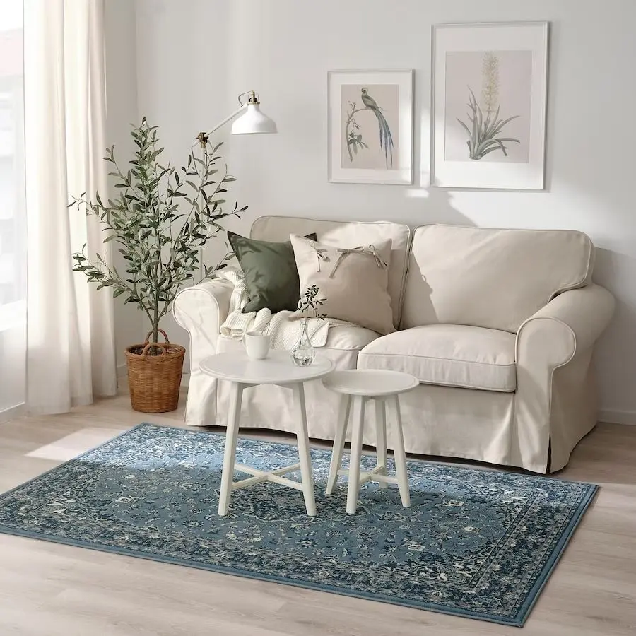 Covor Ikea Vedbak 133x195 (Albastru) - 4