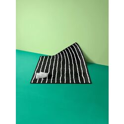 Ковер короткий ворс Ikea Gorlose 133x195 (Черный/Белый) Thumb