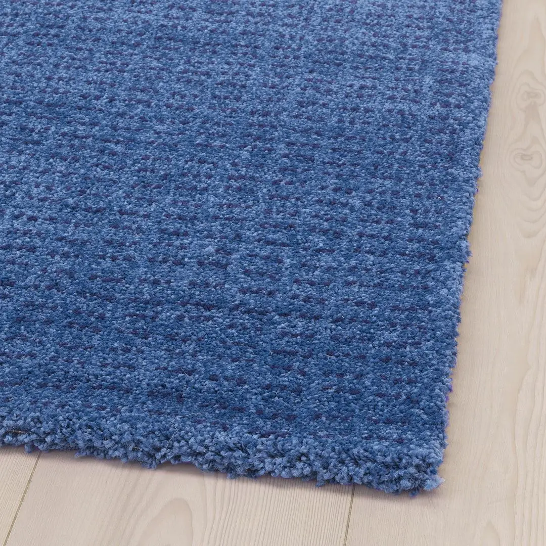 Covor fir scurt Ikea Langsted 133x195 (Albastru Inchis) - 2