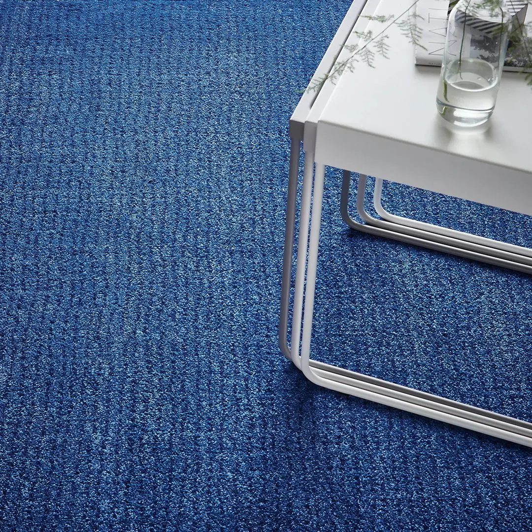 Covor fir scurt Ikea Langsted 133x195 (Albastru Inchis) - 4