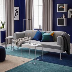 Covor fir scurt Ikea Langsted 133x195 (Albastru Inchis) Thumb