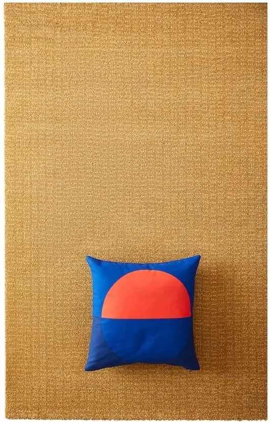 Covor fir scurt Ikea Langsted 133x195 (Galben) - 5