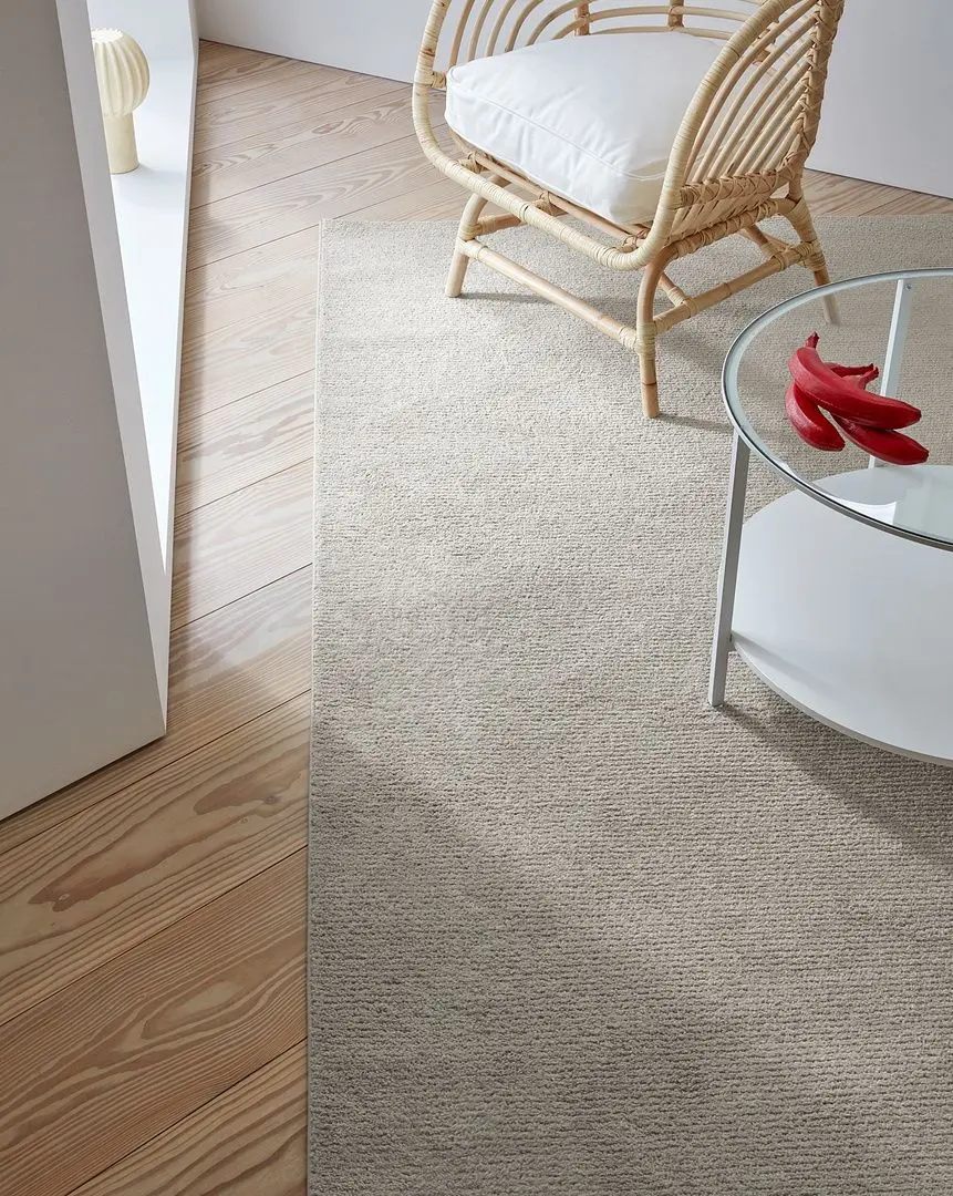 Ковер короткий ворс Ikea Sporup 133x195 (Светло-Бежевый) - 6