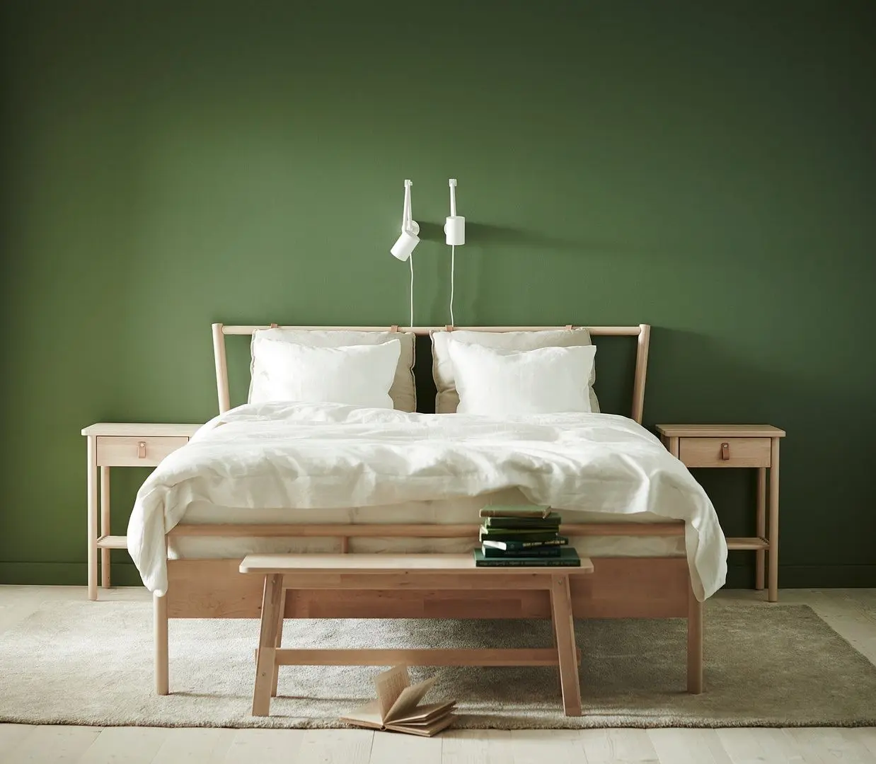 Covor fir scurt Ikea Stoense 200x300 (Alb cu nuanta) - 9