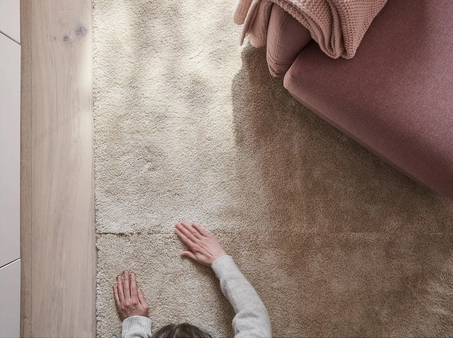 Covor fir scurt Ikea Stoense 200x300 (Gri Mediu) - 6