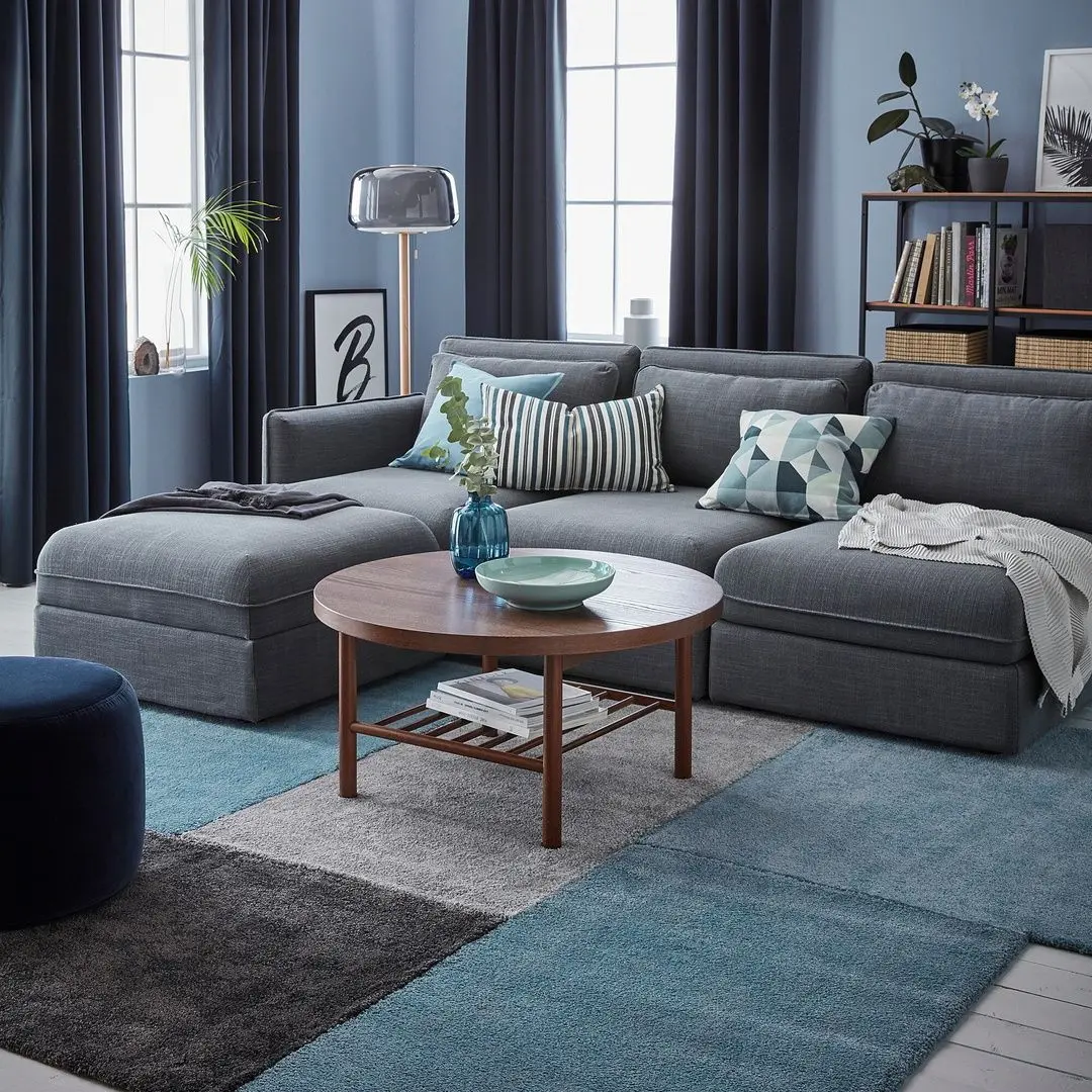 Covor fir scurt Ikea Stoense 80x150 (Gri Mediu) - 7