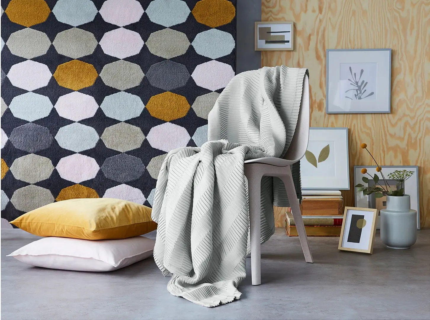 Ковер короткий ворс Ikea Torrild 133x195 (Разноцветный) - 5