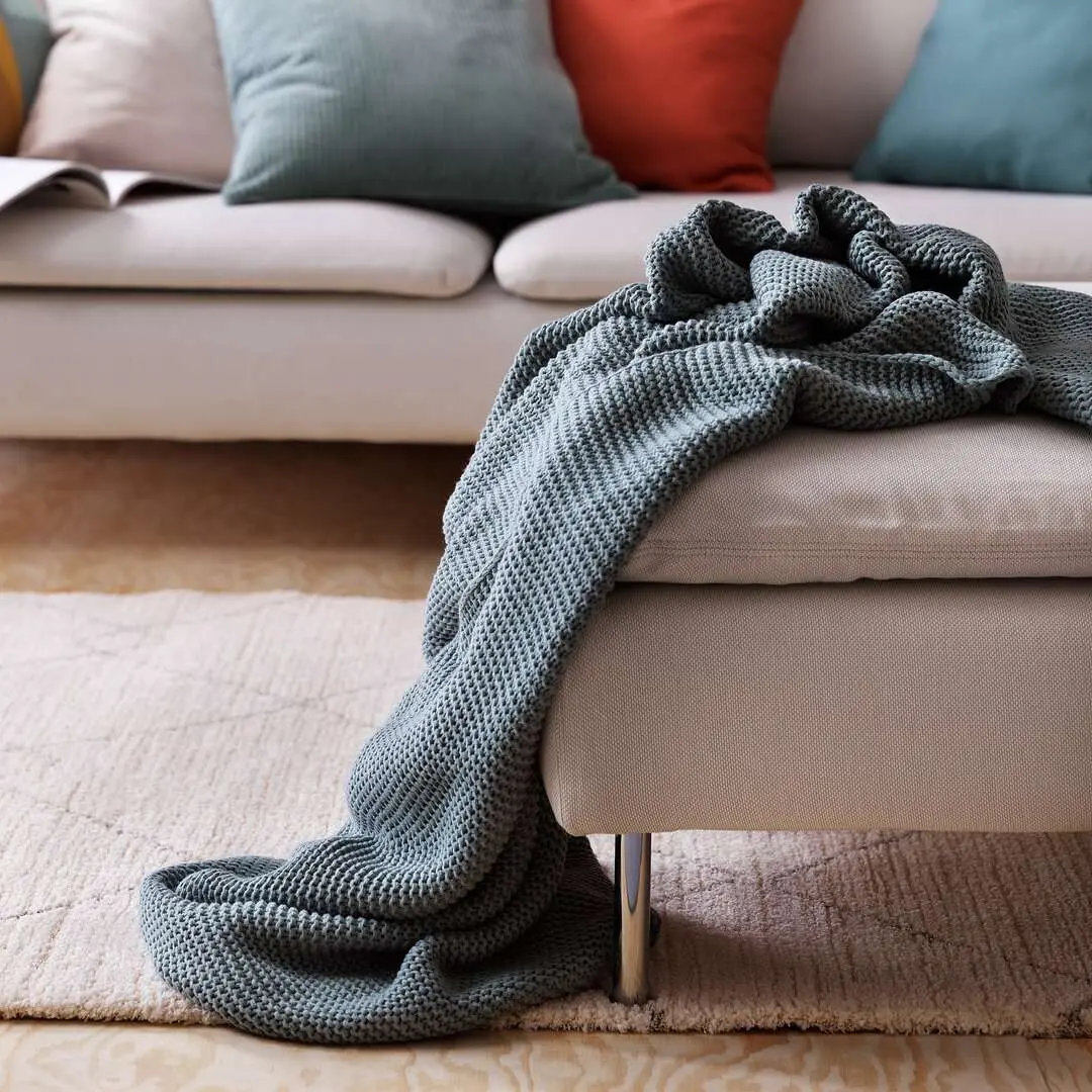 Ковер короткий ворс Ikea Tversted 133x195 (Бежевый) - 5