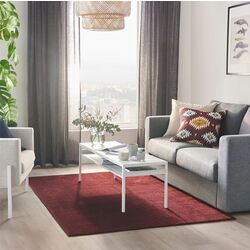 Covor fir scurt Ikea Tyvelse 133x195 (Roşu închis) Thumb