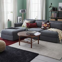 Covor fir scurt Ikea Tyvelse 133x195 (Roşu închis) Thumb