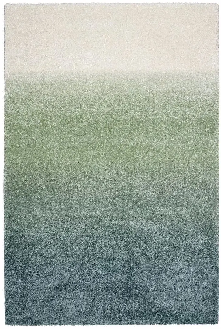 Ковер с длинным ворсом Ikea Hotellrum 133x195 (Синий/Зелено-Белый)