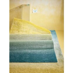 Covor cu fir lung Ikea Hotellrum 160x230 (Albastru/Verde-Galben) Thumb