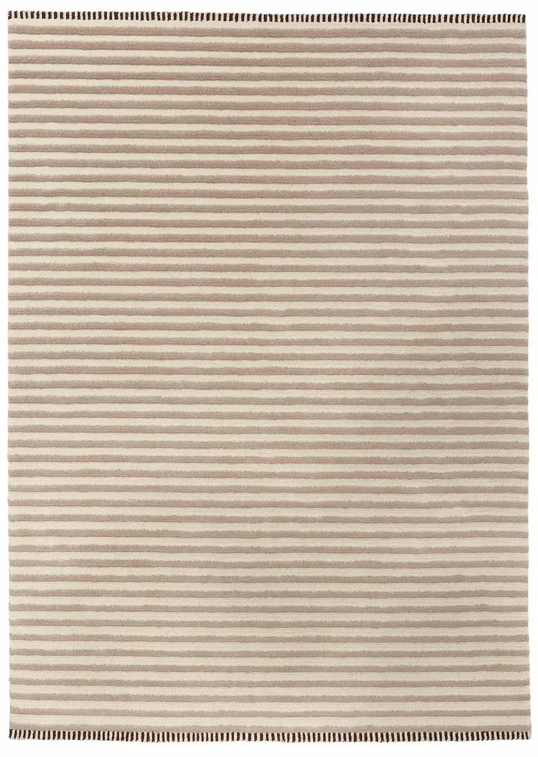 Covor cu fir lung Ikea Tagspar 170x240 (Alb/Bej)