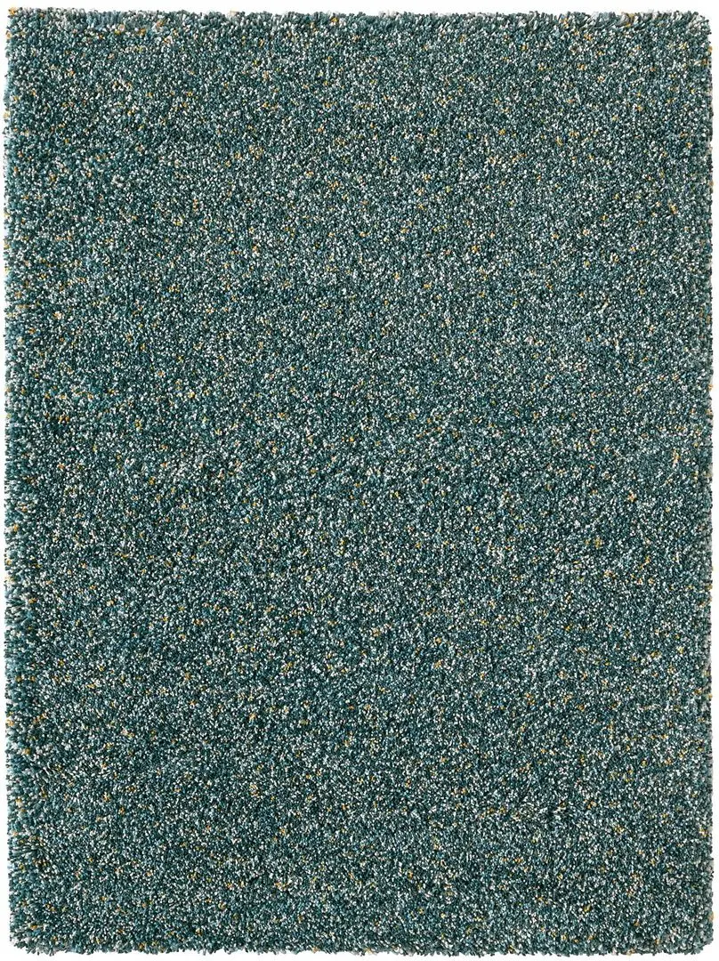 Ковер с длинным ворсом Ikea Vindum 133x180 (Сине-зеленый)