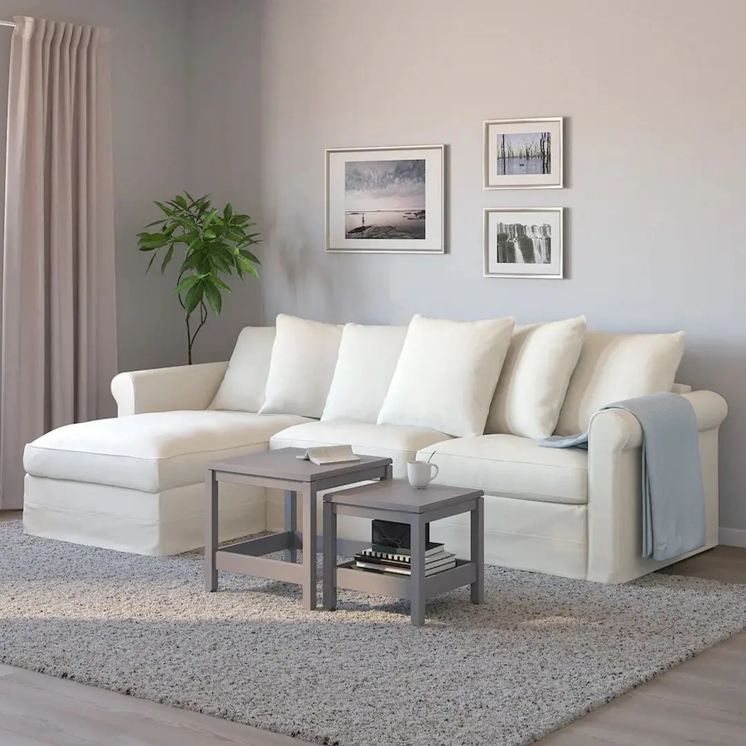 Covor fir lung Ikea Vindum 200x270 (Alb) - 12