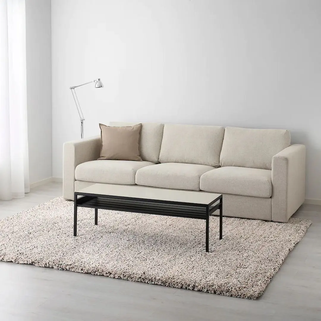 Covor fir lung Ikea Vindum 200x270 (Alb) - 9