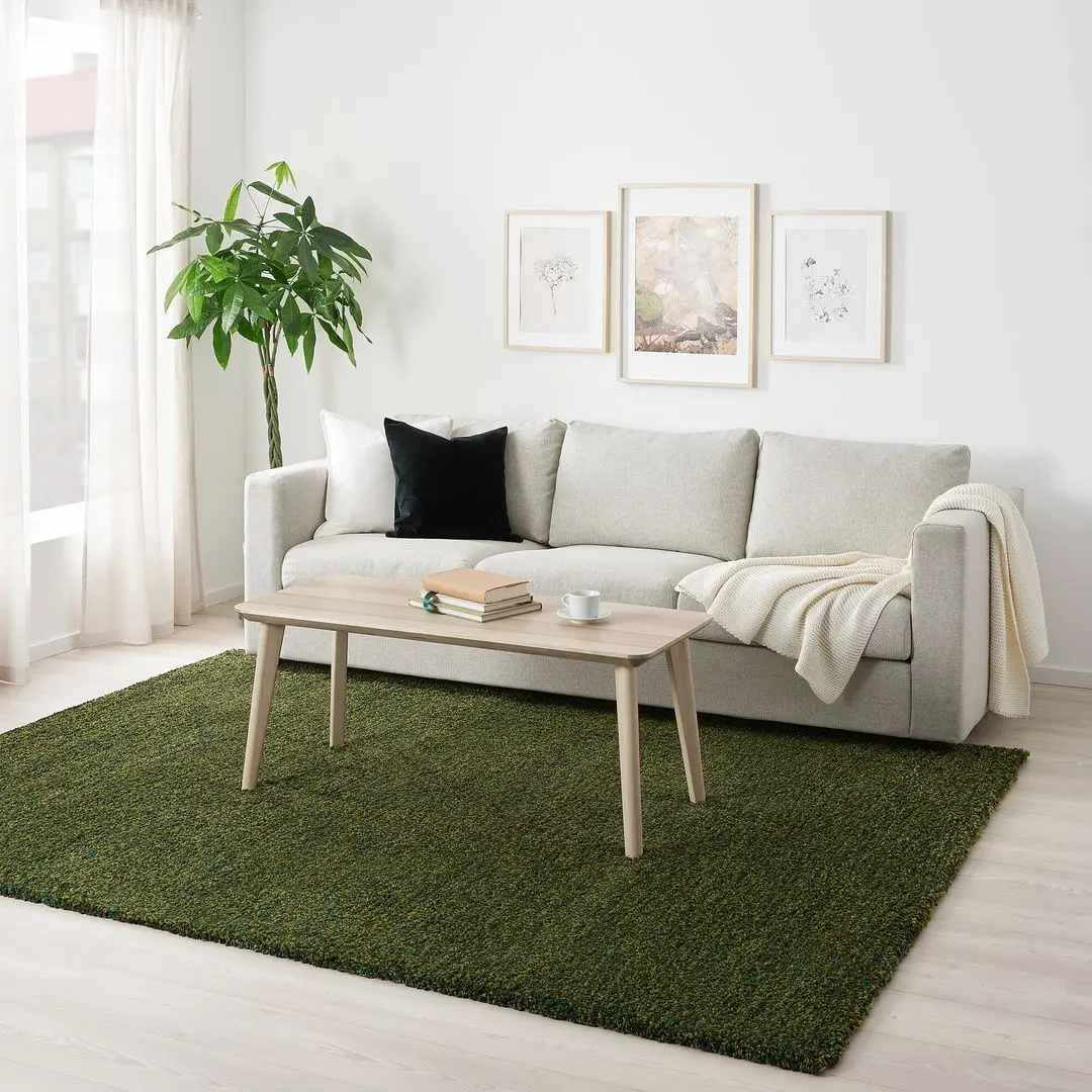 Covor fir lung Ikea Vindum 200x270 (Verde) - 4