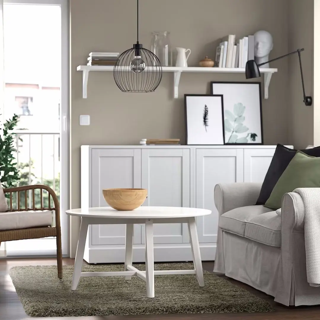 Ковер с длинным ворсом Ikea Vollerslev 133x195 (Серо-Зеленый) - 3