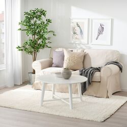 Ковер с длинным ворсом Ikea Vollerslev 160x230 (Белый) Thumb