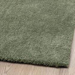 Ковер с коротким ворсом Ikea Knardrup 133x195 (Светло-зеленый/Зеленый) Thumb