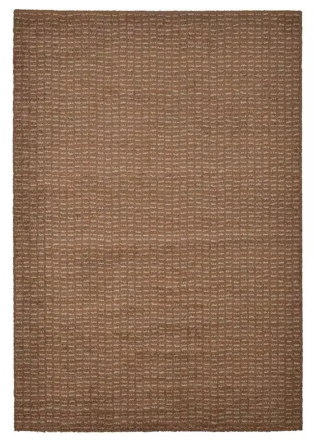 Кoвер с коротким ворсом Ikea Langsted 133х195 (Светло-коричневый)