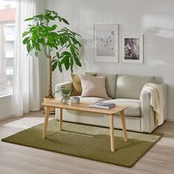 Covor cu fir scurt Ikea Stoense 133x195 (Verde Deschis) Thumb