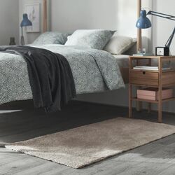 Ковер с коротким ворсом Ikea Stoense 80x150 (Белый) Thumb