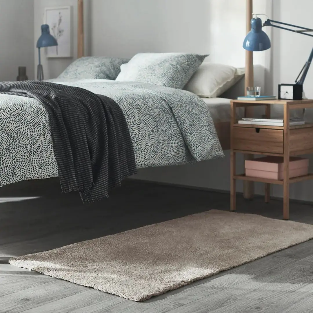 Ковер с коротким ворсом Ikea Stoense 80x150 (Белый) - 5