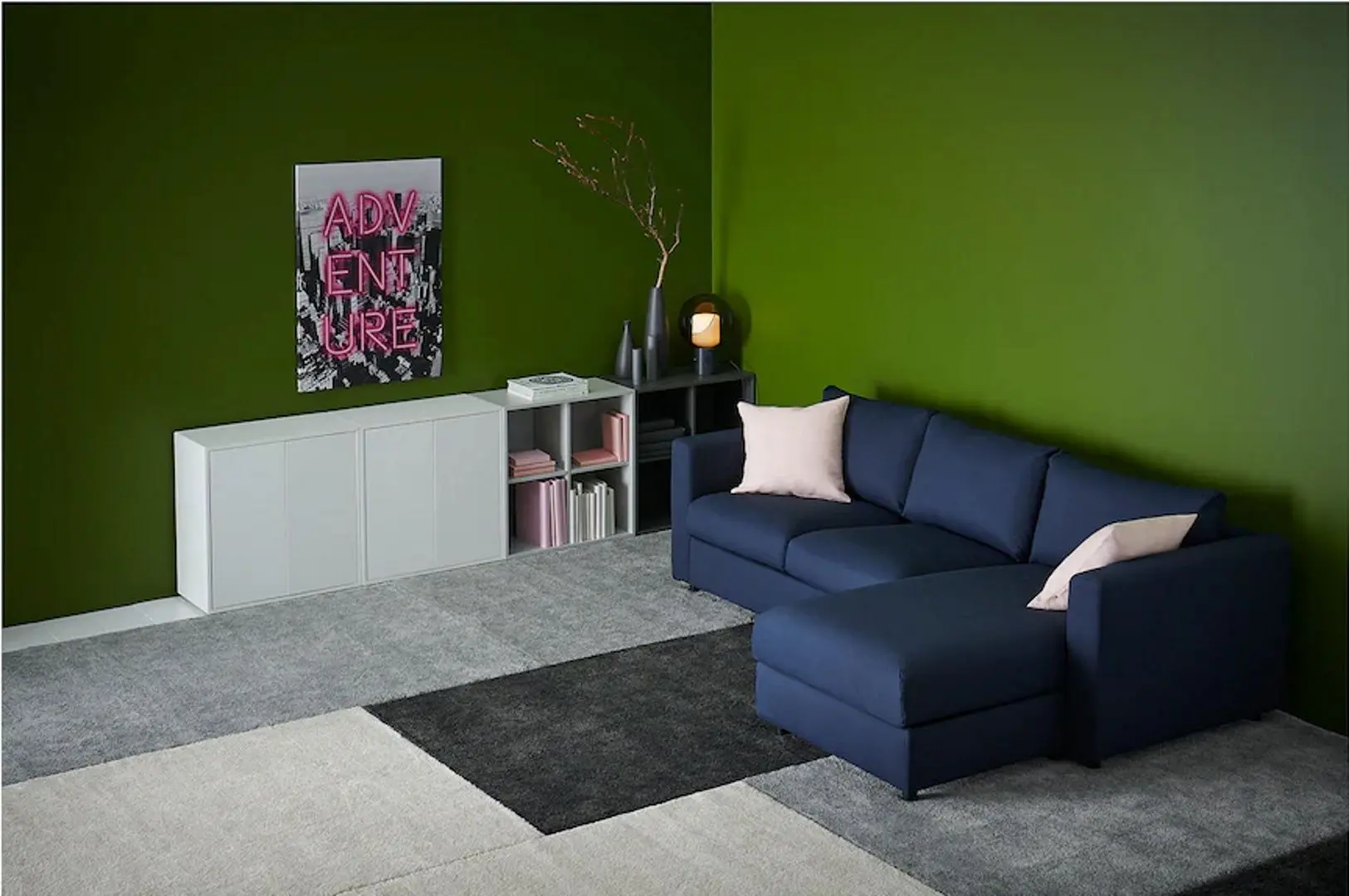 Ковер с коротким ворсом Ikea Stoense 80x150 (Белый) - 6