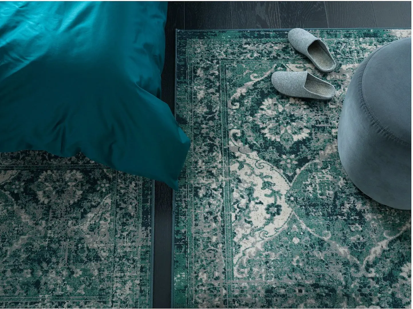 Covor fir scurt Ikea Vonsbak 133x195 (Verde) - 4