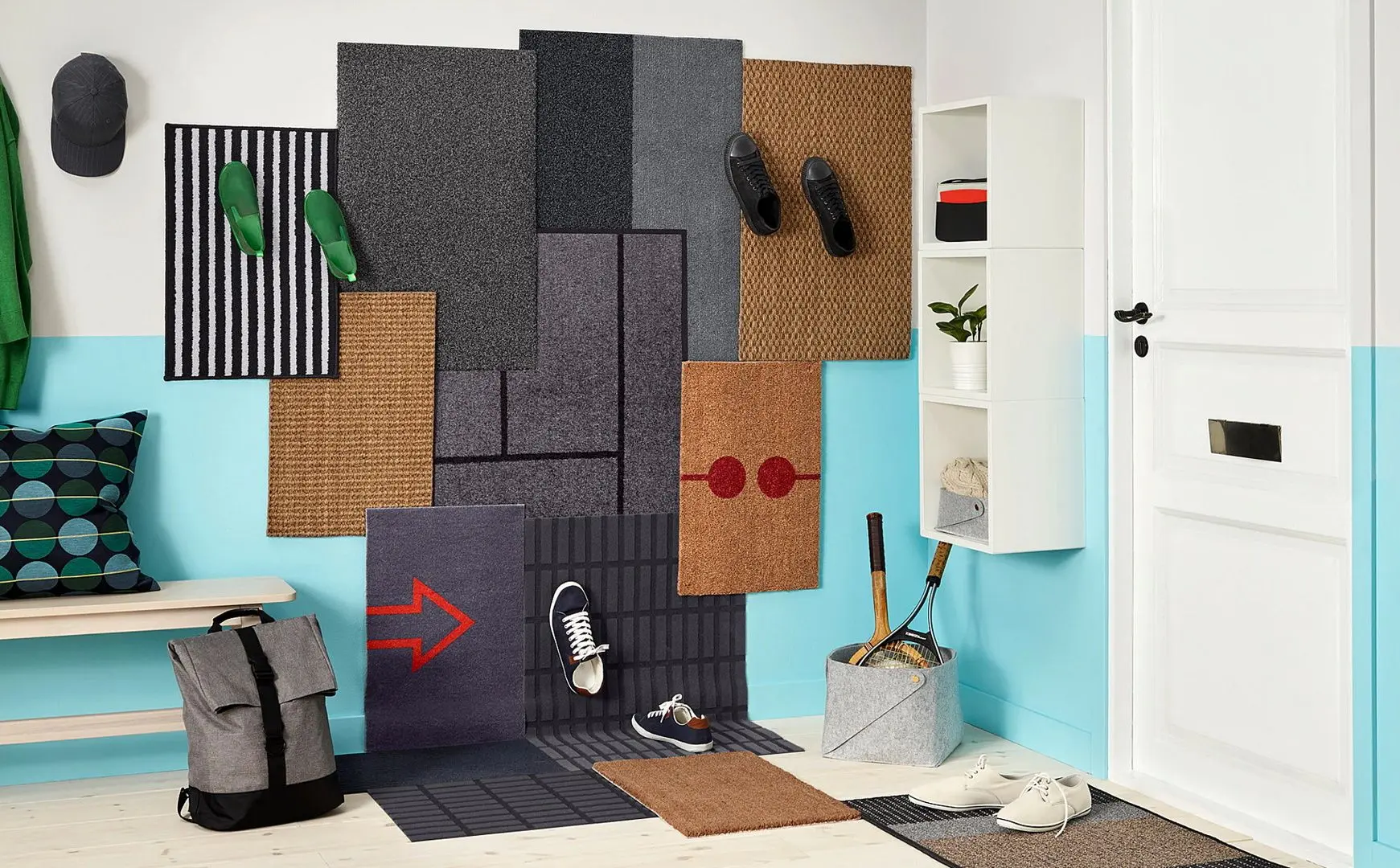 Covor intrare Ikea Kristrup 35x55 (Albastru Inchis) - 5