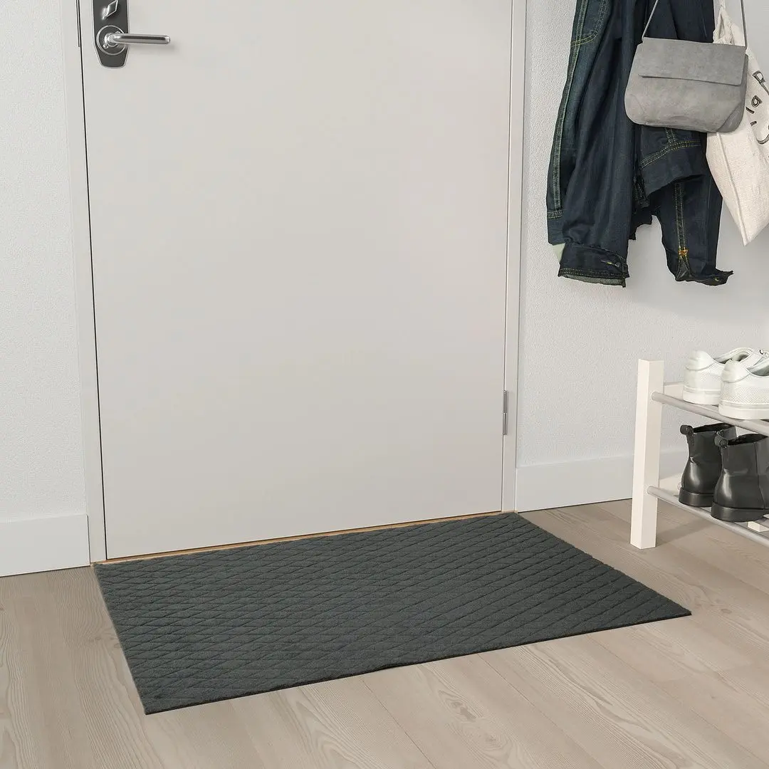 Коврик входной Ikea Osterild 60x90 (Темно-серый) - 3