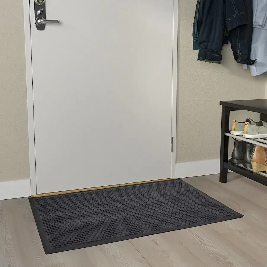 Коврик входной Ikea Vattenverk 60x90 (Темно-Серый) - 3