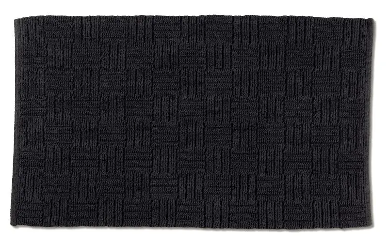 Covoras pentru baie Kela Leana 100x60 (Black)