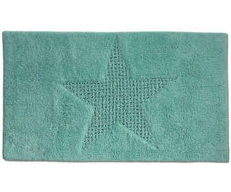 Covoras pentru baie Kela Lindano 60x100 (Green-Blue)