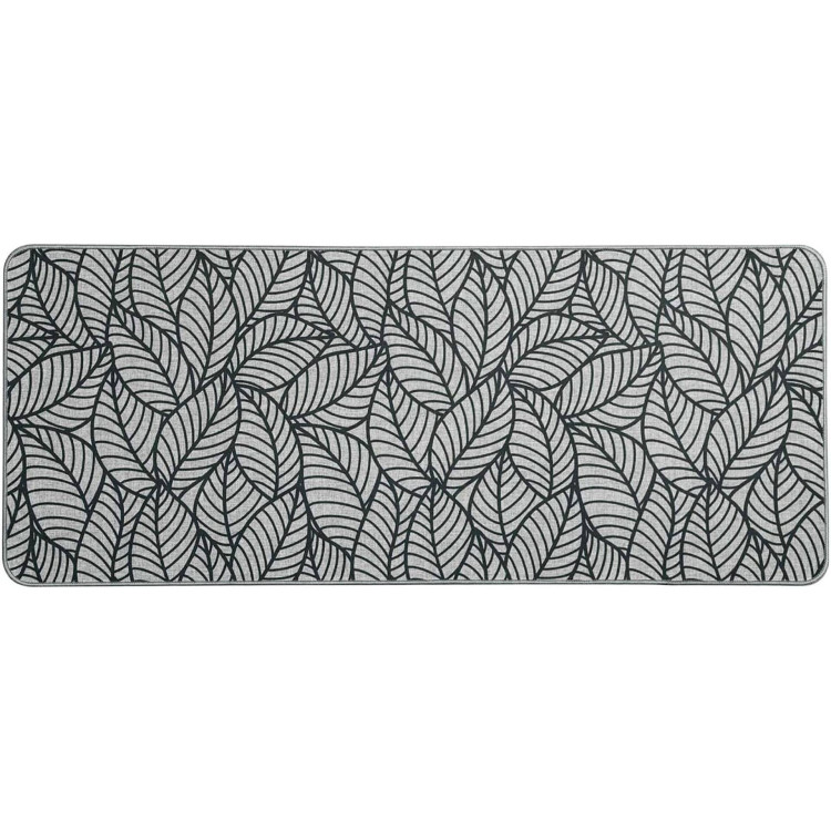 Covoras antiderapant Luance Jungle 50x120cm (Light Gray)