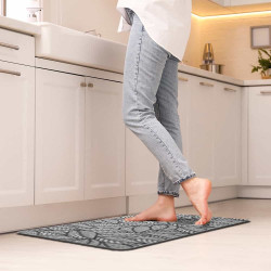 Covoras antiderapant Luance Jungle 50x80cm (Dark Gray) Thumb