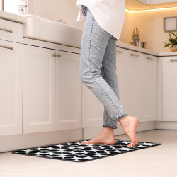 Коврик антискользящий Luance Marta 50x80cm (Black/White) Thumb