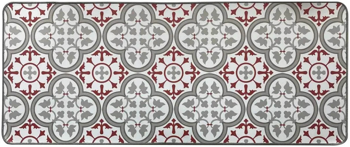 Covoras antiderapant Luance Paco 50x120cm (Rouge/Grey)