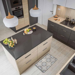 Covoras antiderapant Luance Paco 50x80cm (Blue/Grey) Thumb