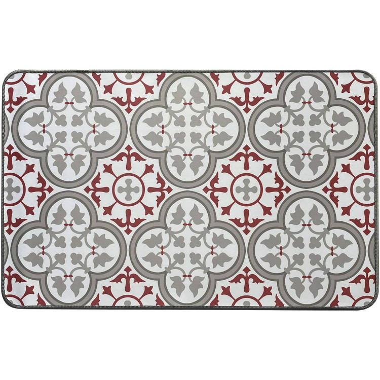Covoras antiderapant Luance Paco 50x80cm (Rouge/Grey)