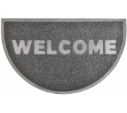 Covor intrare Luance Half Moon Welcome 45x75cm (Grey)